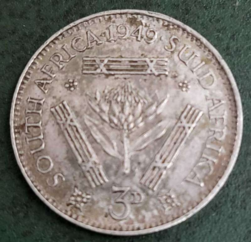 Union Threepence 1949 - Great condition