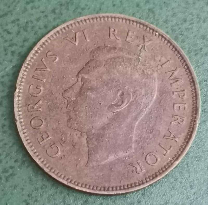 Union 1/2 Penny 1937