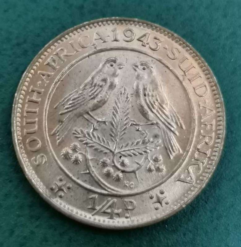 Union 1/4 Penny 1943 - UNC condition