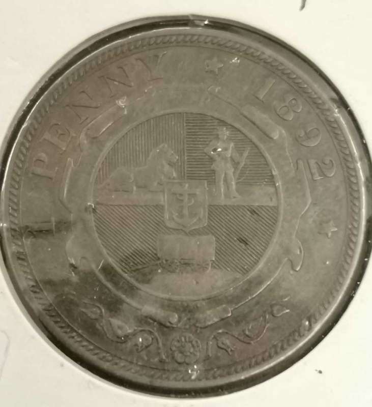 ZAR Penny 1892 - Nice condition