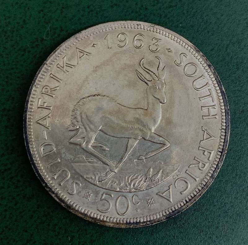 RSA 50 Cents 1963 - Proof like