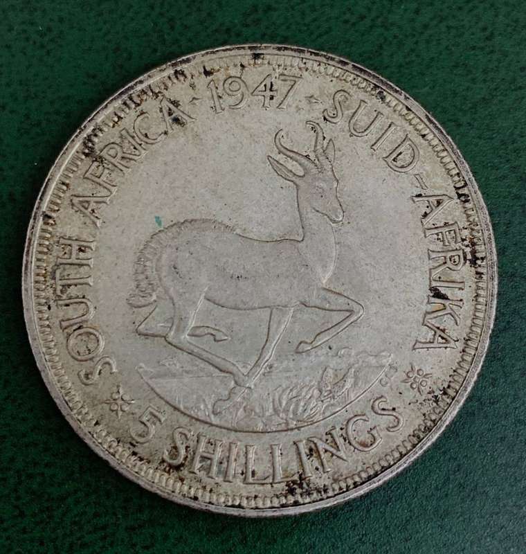 Union 5 Shillings 1947