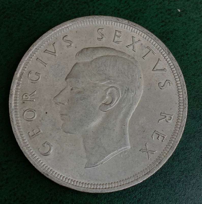 Union 5 Shillings 1951 - UNC condition