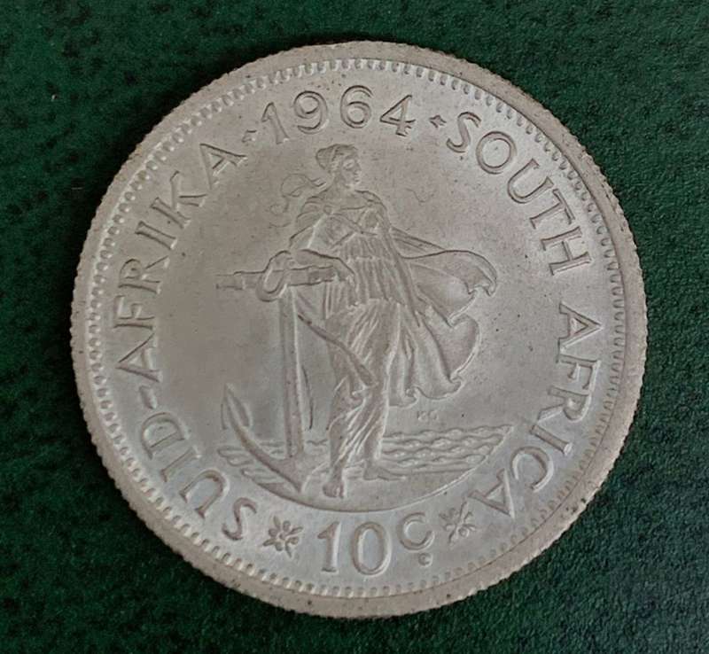 RSA 10 Cents 1964 - Great condition