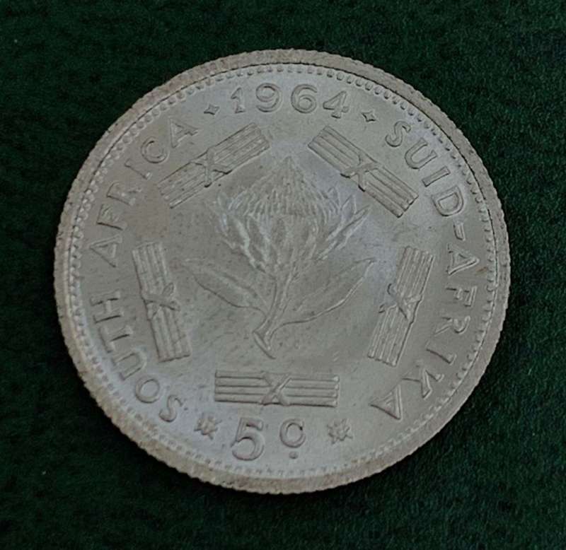 RSA 5 Cents 1964