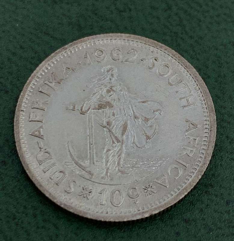 RSA 10 Cents 1962