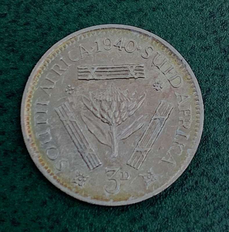 Union Threepence 1940 - Great condition