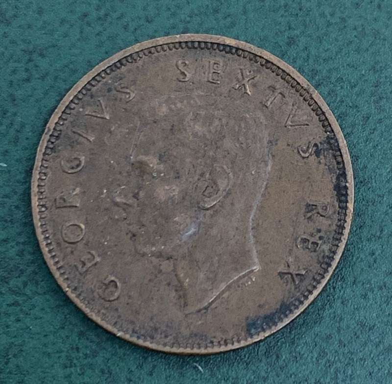 Union 1/2 Penny 1948