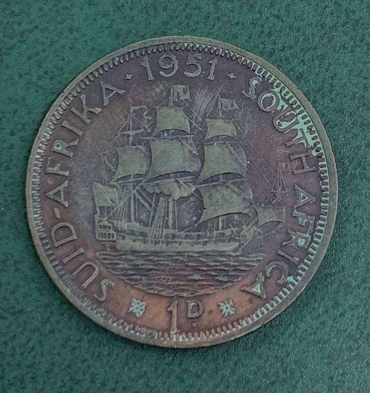Union 1 Penny 1951