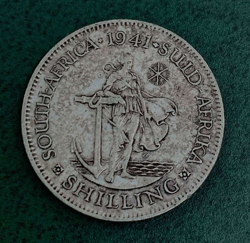 Union 1 Shilling 1941 - Excellent condition