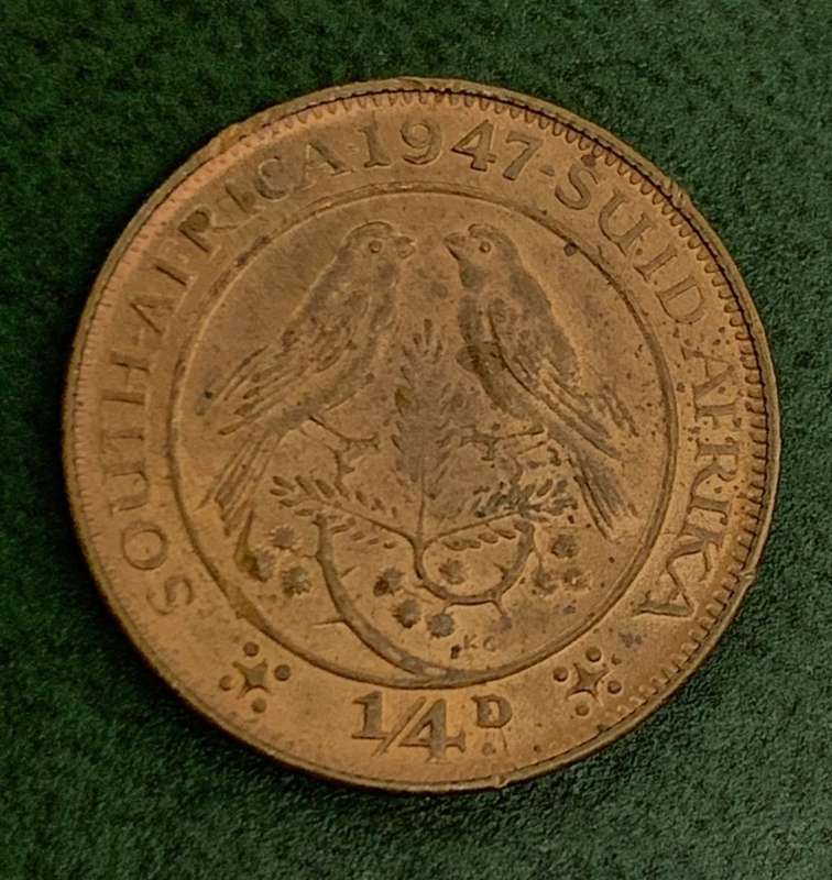 Union 1/4 Penny 1947