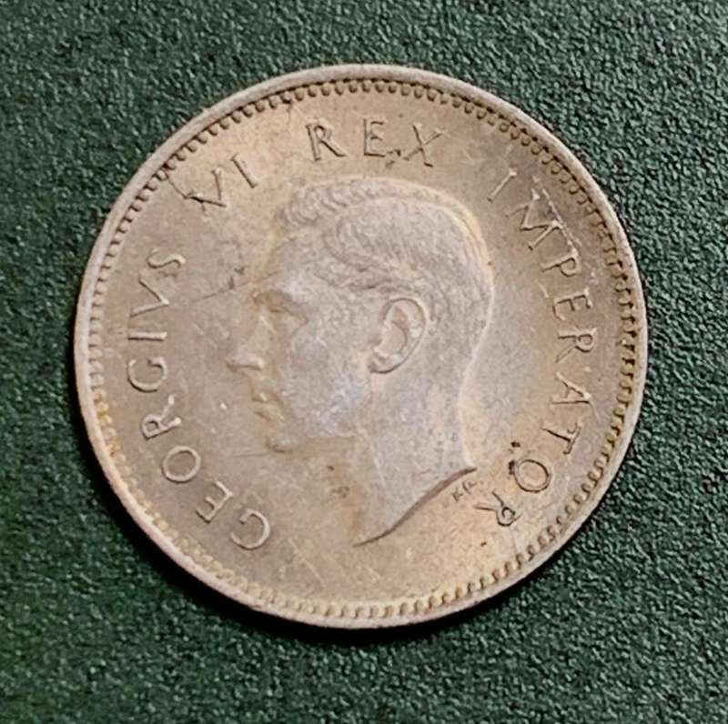 Union Threepence 1945