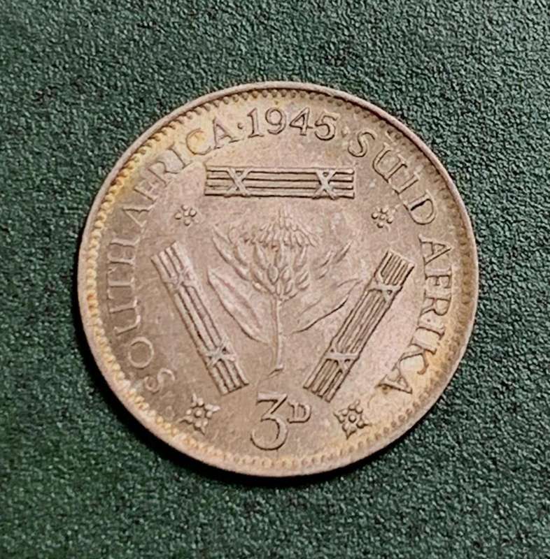 Union Threepence 1945