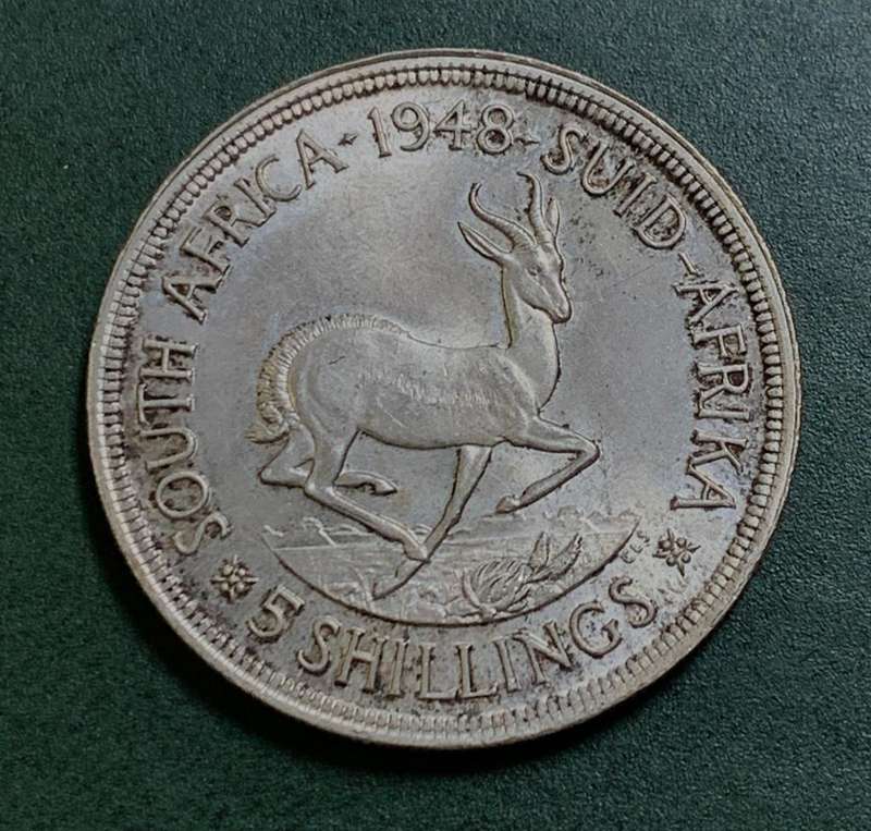 Union 5 Shilling 1948