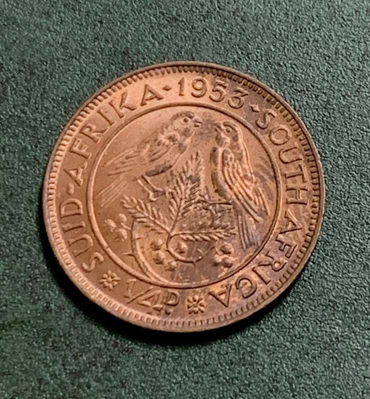 Union 1/4 Penny 1953