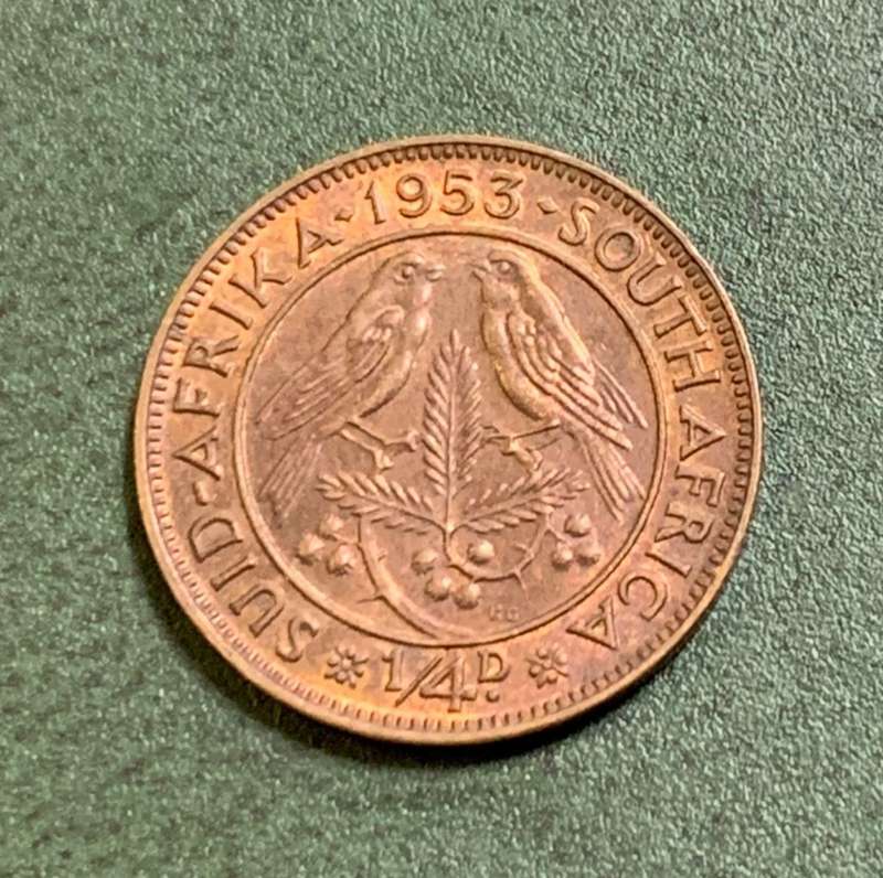 Union 1/4 Penny 1953