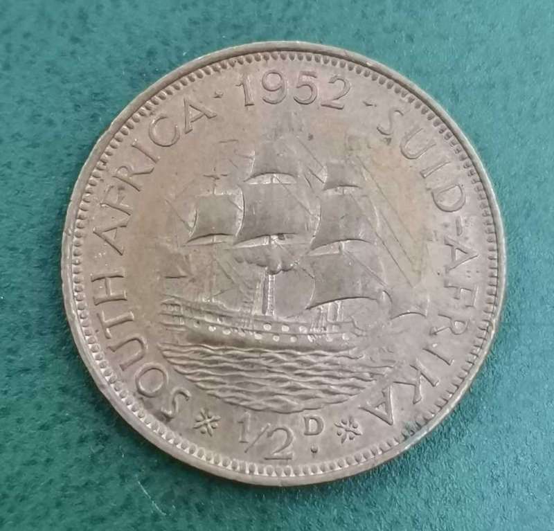 Union 1/2 Penny 1952 - aUNC condition