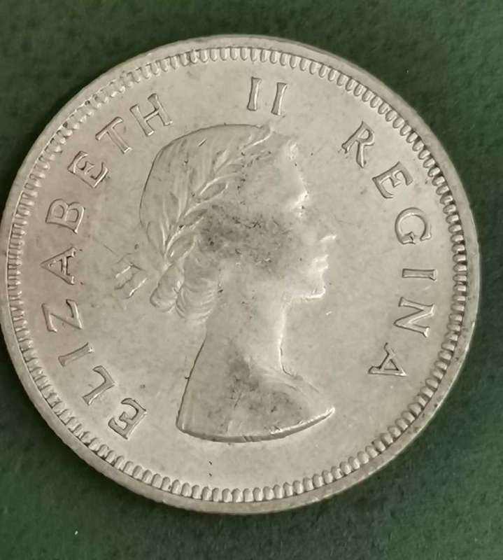 Union 2 Shillings 1954 - Excellent condition