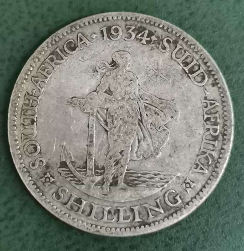 Union 1 Shilling 1934