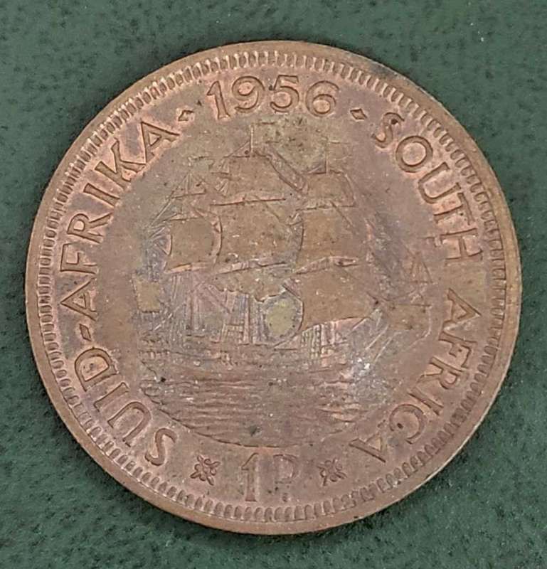 Union Penny 1956 - aUNC condition with luster