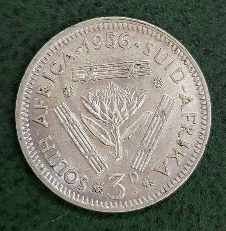 Union Threepence 1956 - Great condition