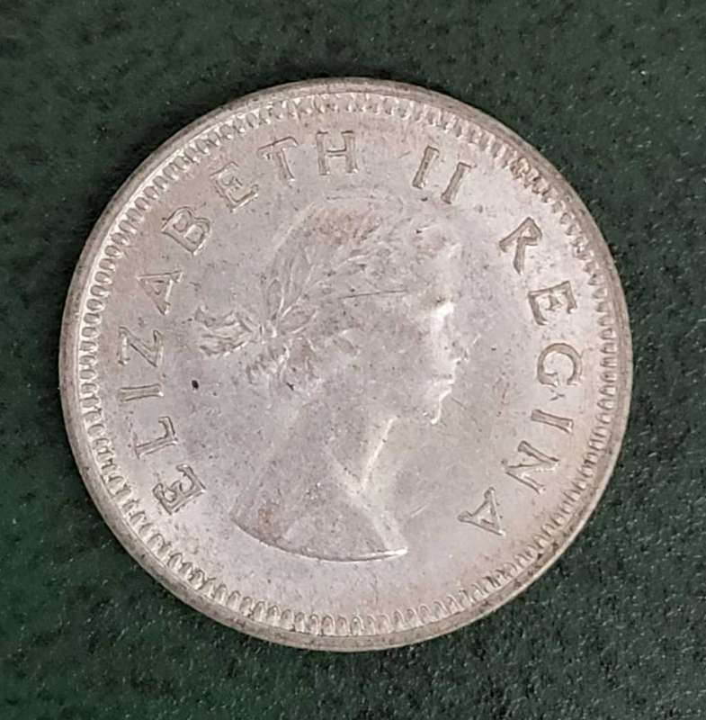 Union Threepence 1955