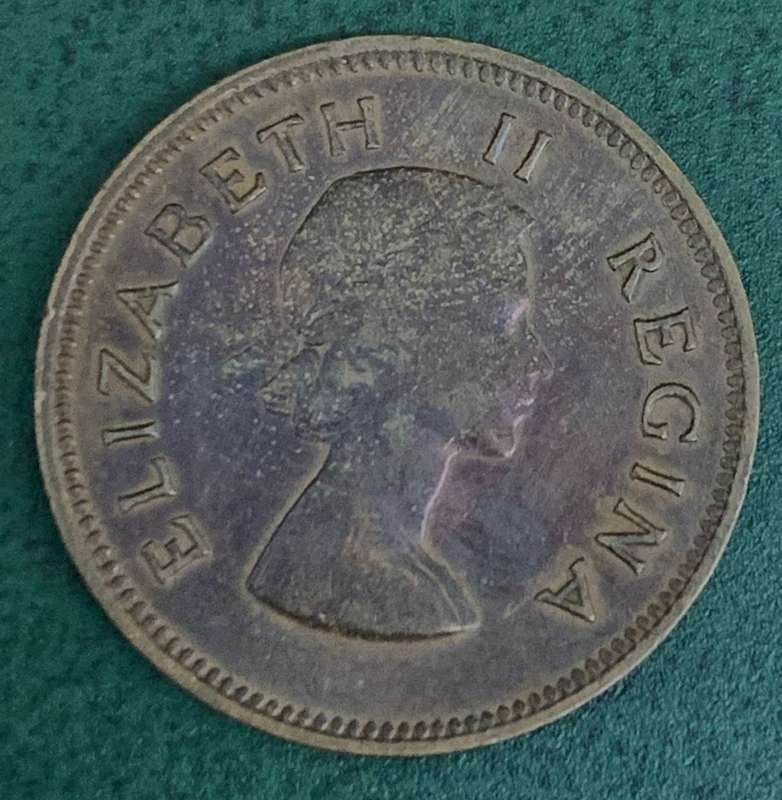 Union 1/2 Penny 1955 - Nice condition