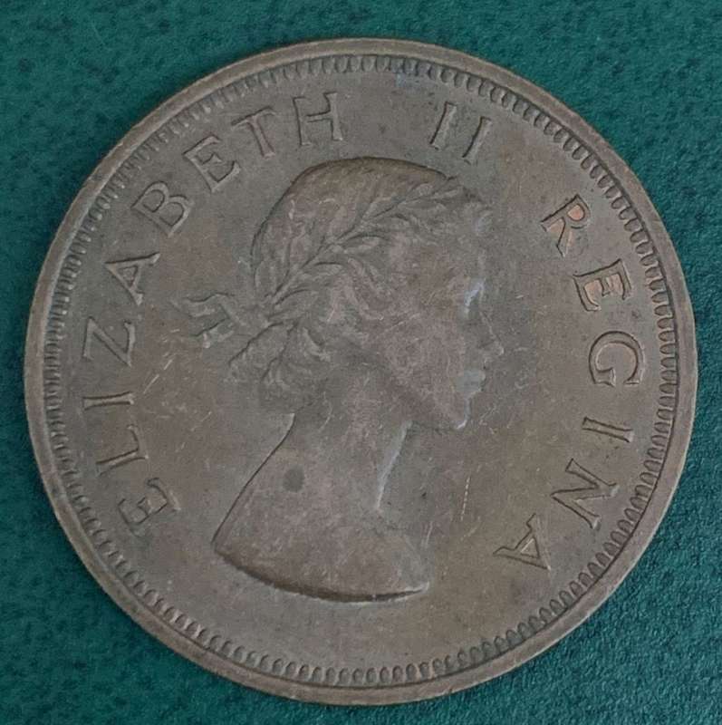 Union Penny 1955 - Beautiful condition with luster