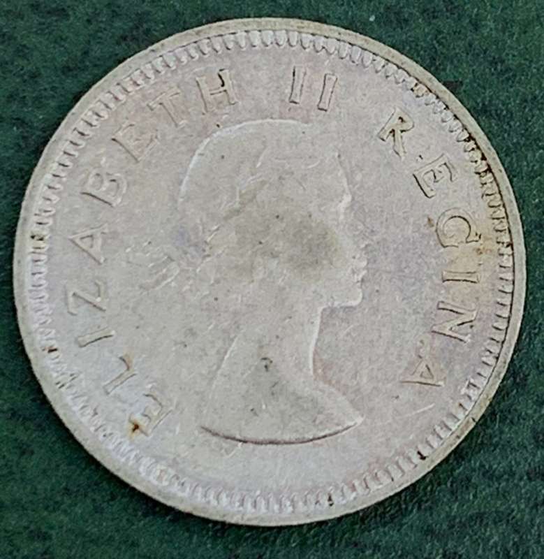 Union Threepence 1955