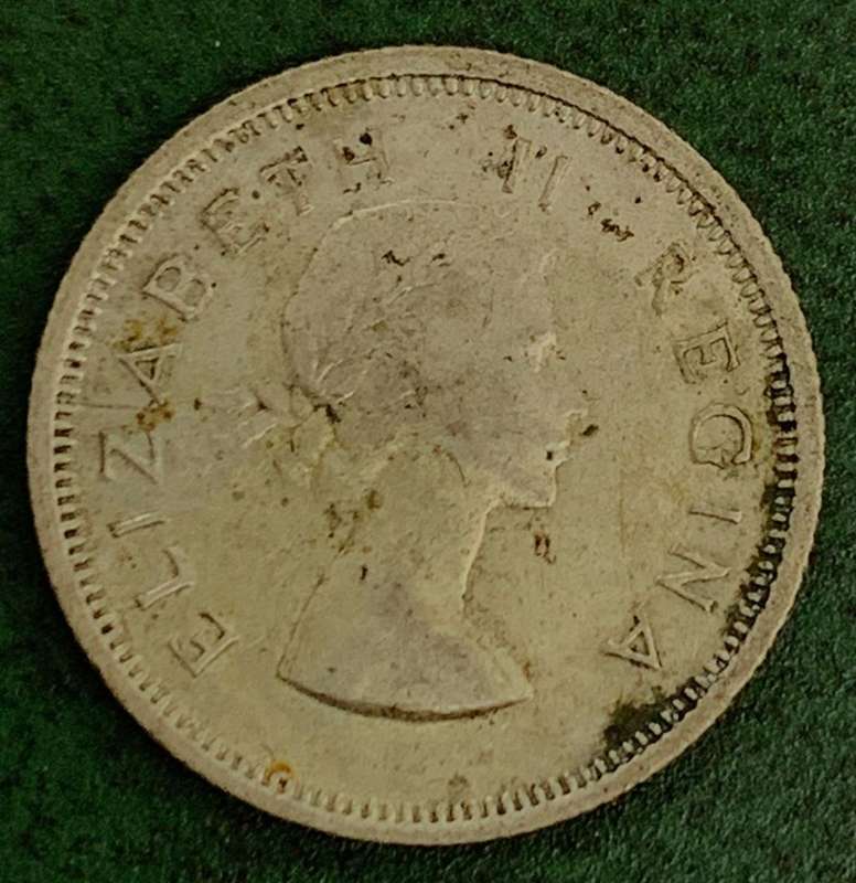 Union Sixpence 1957