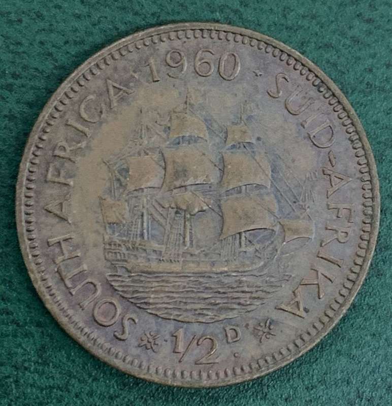 Union 1/2 Penny 1960
