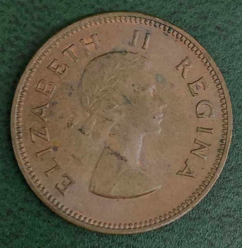 Union 1/2 Penny 1960