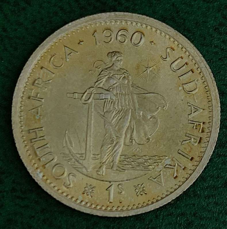 Union 1 Shilling 1960 - UNC condition