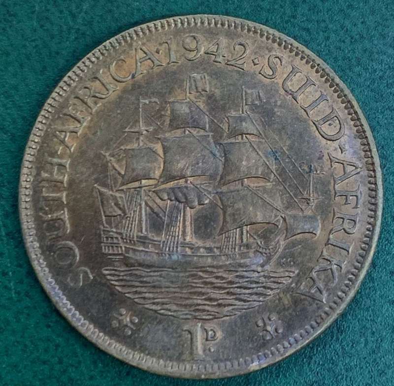 Union Penny 1942 - aUNC condition with luster