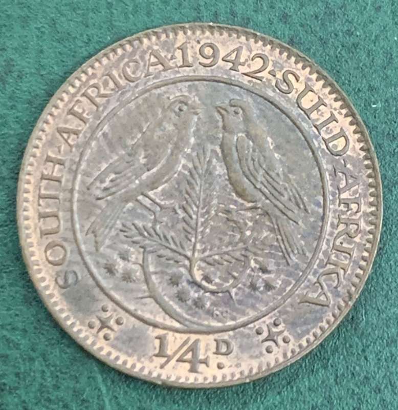 Union 1/4 Penny 1942