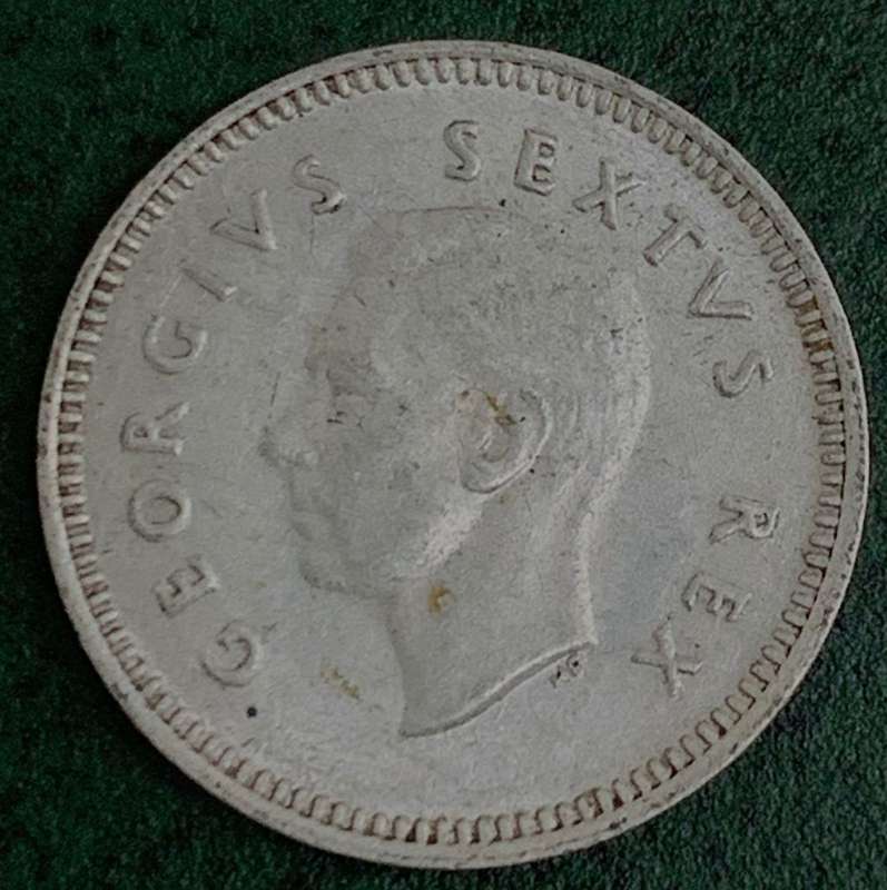 Union Threepence 1948 - aUNC condition