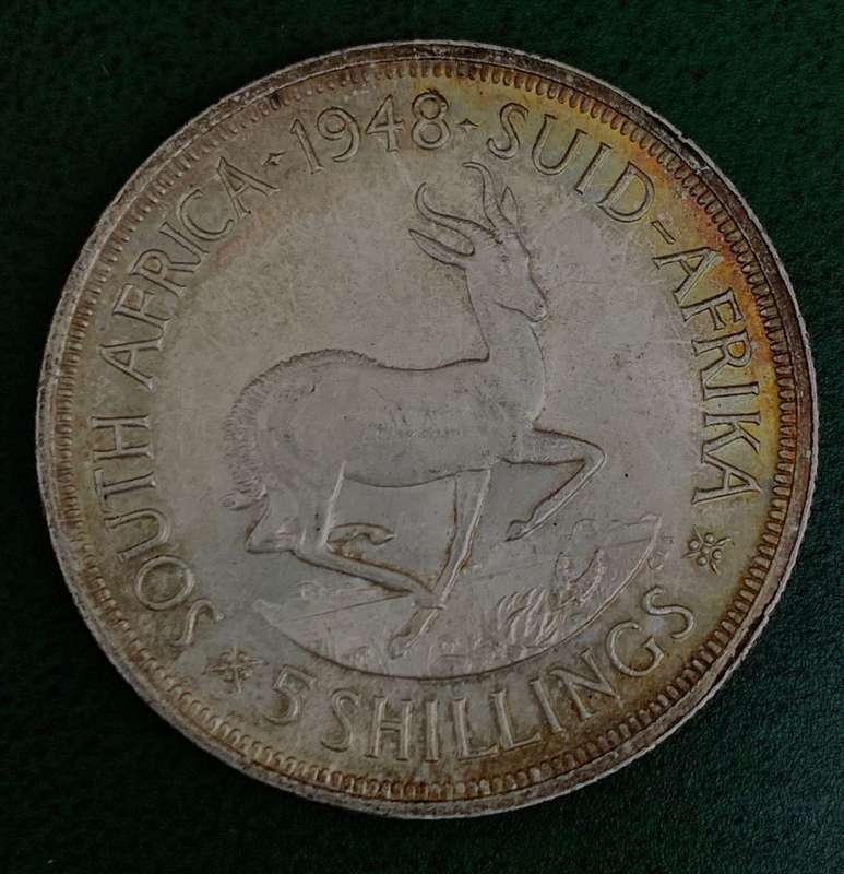 Union 5 Shillings 1948