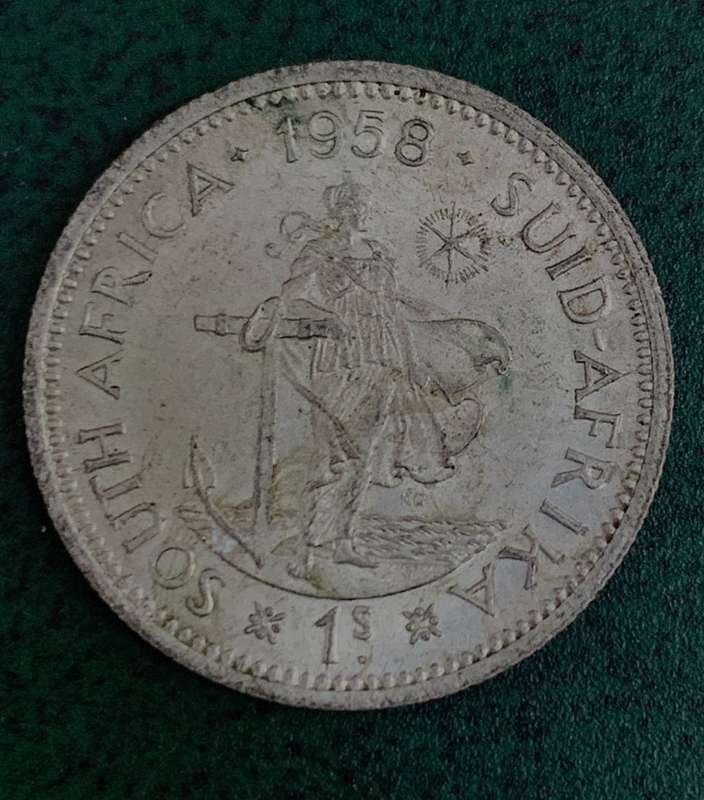 Union 1 Shilling 1958 - UNC condition