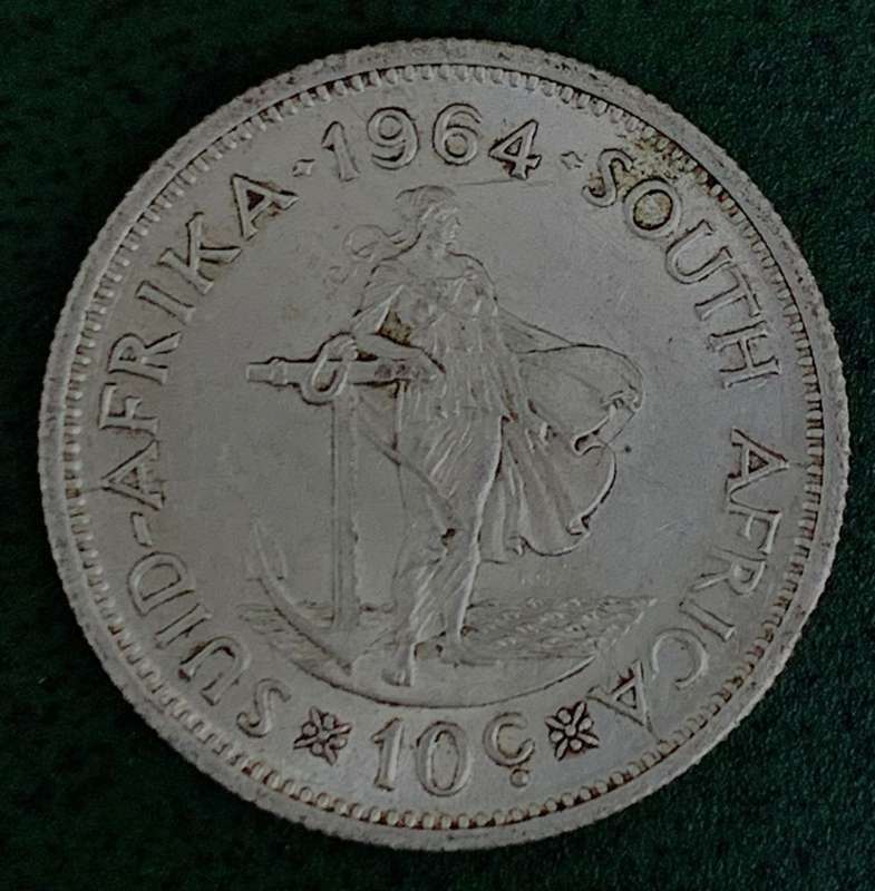 RSA 10 Cents 1964