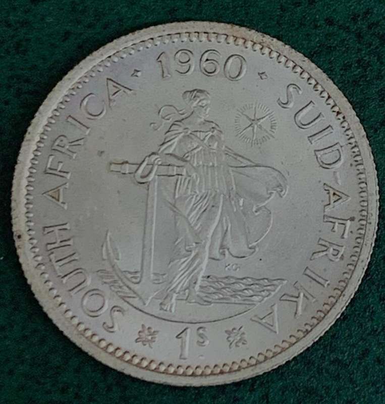 Union 1 Shilling 1960 - UNC condition