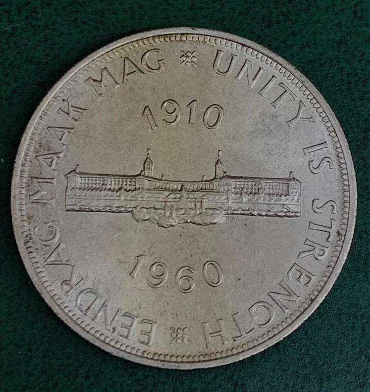 Union 5 Shillings 1960 - UNC condition
