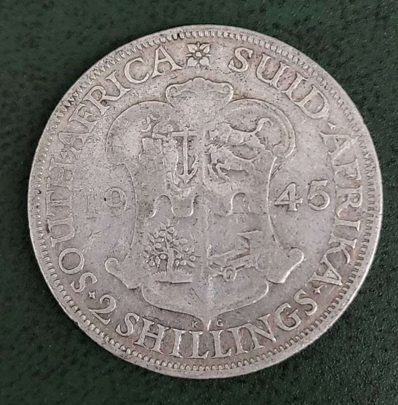 *R1 Auction* Union 2 Shillings 1945