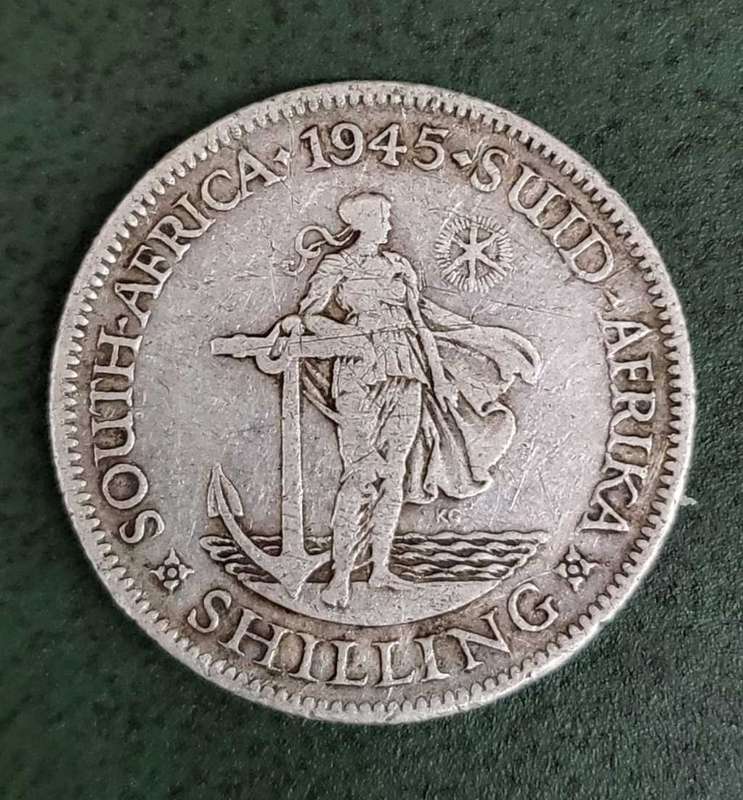 Union 1 Shilling 1945