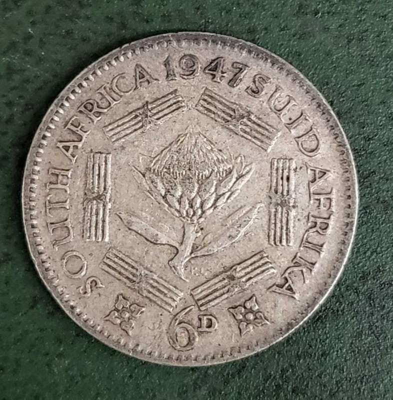 Union Sixpence 1947