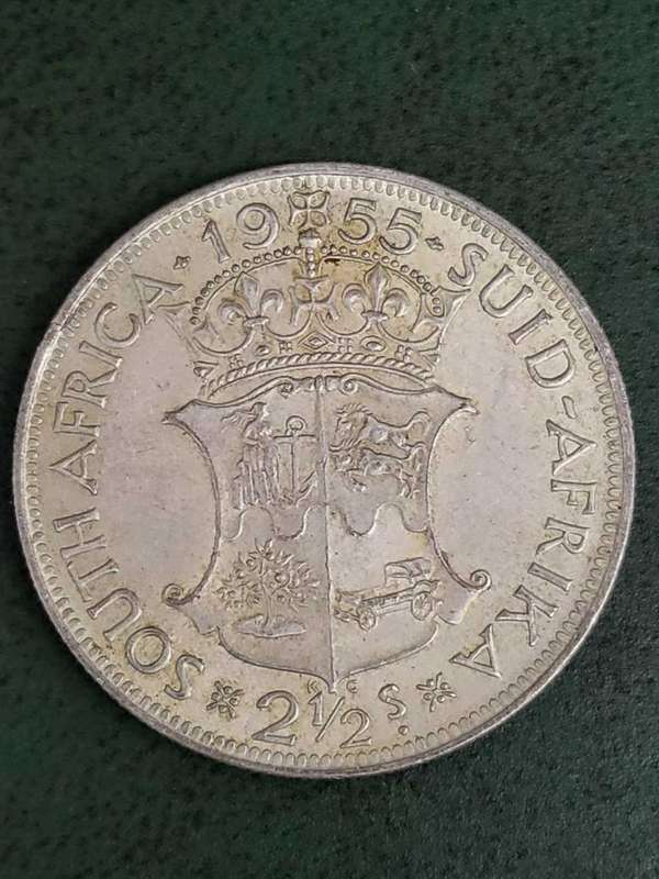 Union 2,5 Shillings 1955 - Nice condition