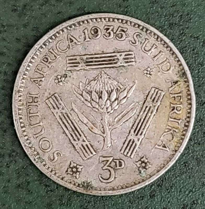 Union Threepence 1935