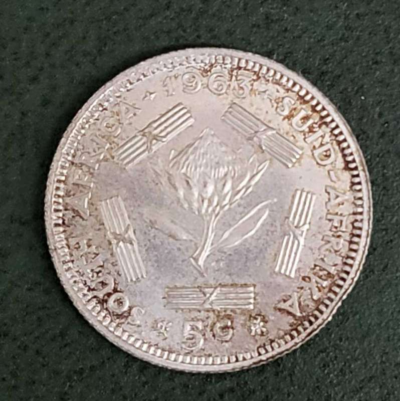 RSA 5 Cents 1963 - UNC condition