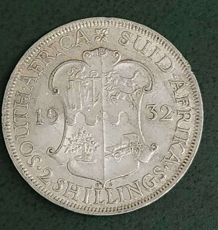 Union 2 Shillings 1932 - Excellent condition
