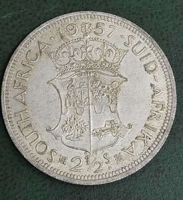 Union 2,5 Shillings 1957 - Nice condition