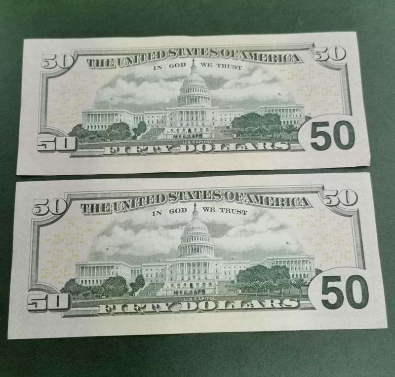 USA 50 Dollar Notes-EE02006618 a & EE02006619 a
